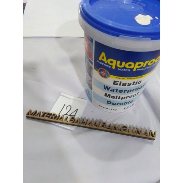 AQUAPROOF PUTIH 011 WHITE 1 KG CAT PELAPIS ANTI BOCOR LAPIS DASAR PEWARNA TEMBOK DINDING WATER PROOF