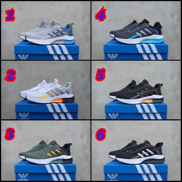 sepatu sport adidas marathon flyknit tabung premium terbaru running gym volly tenis aerobic ax2