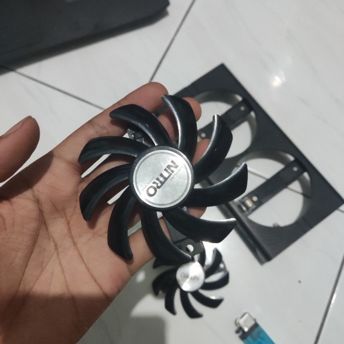 Fan Kipas Sapphire Nitro Rx 460 4Gb Orinal 85Mm Copotan Langka