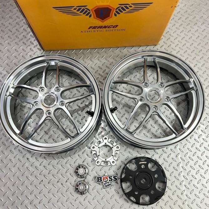 Velg Franco Spider Grey 12" Front & Rear Vespa Sprint Prima Gts Gtv