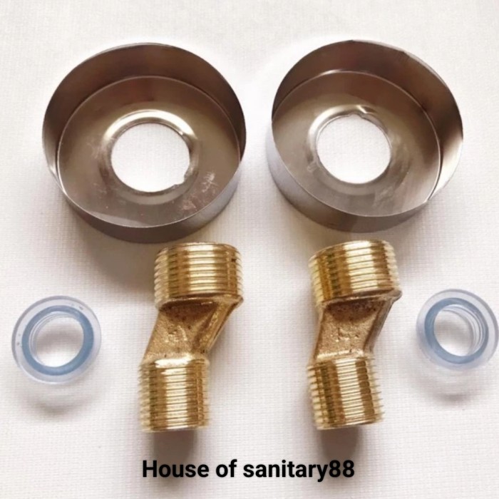 Produk Terbaru Nepel Z Set Bathup Panas Dingin Bahan Kuningan / Nepel Kuningan