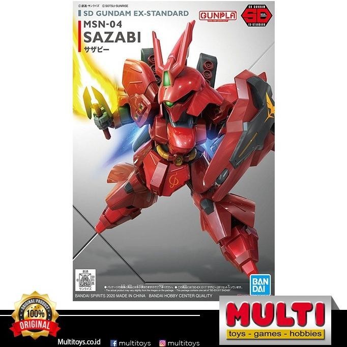 

GUNDAM SD EX-STANDARD SAZABI 60929 / Gunpla / Mokit / Bandai