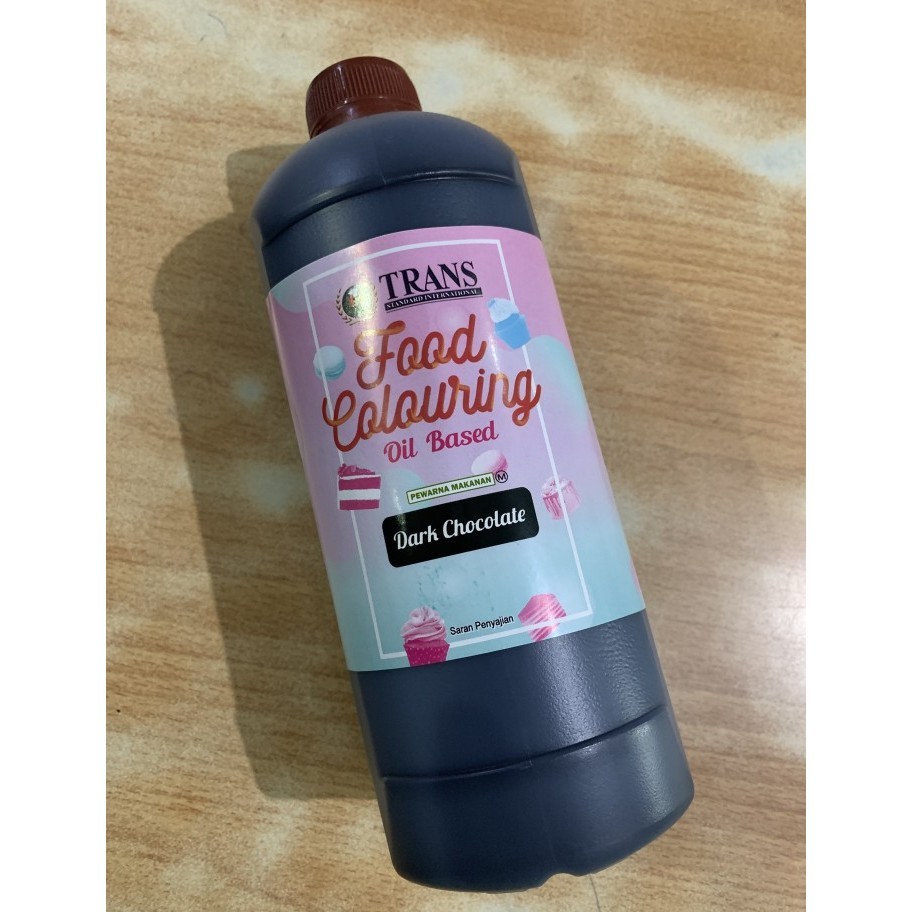 

Trans Colng Dark Chocolate 1 Kg / Pewarna Makanan Coklat Icing Colo