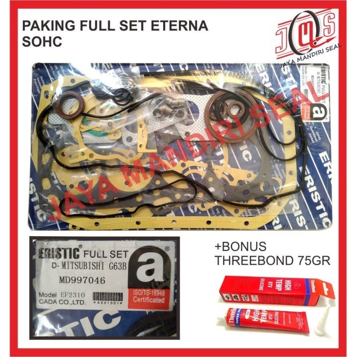 PAKING GASKET FULL SET MITSUBISHI ETERNA SOHC