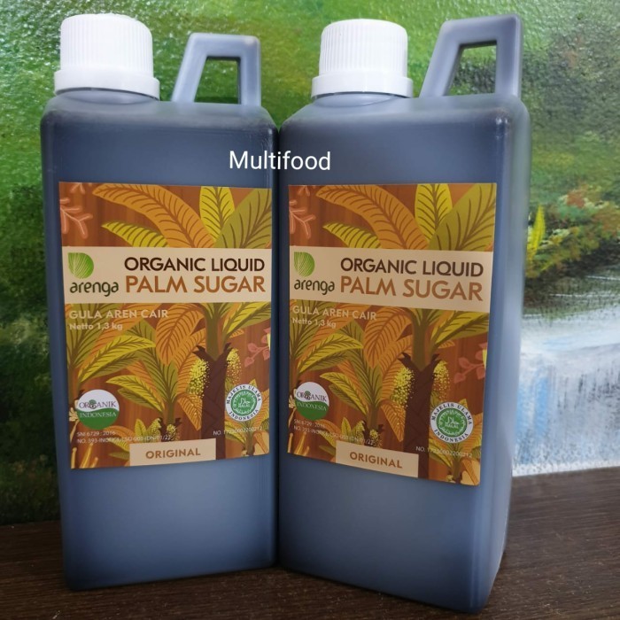 

Gula Aren Cair 1Liter / Palm Sugar Syrup / Arenga Palm Sugar Halal Mui