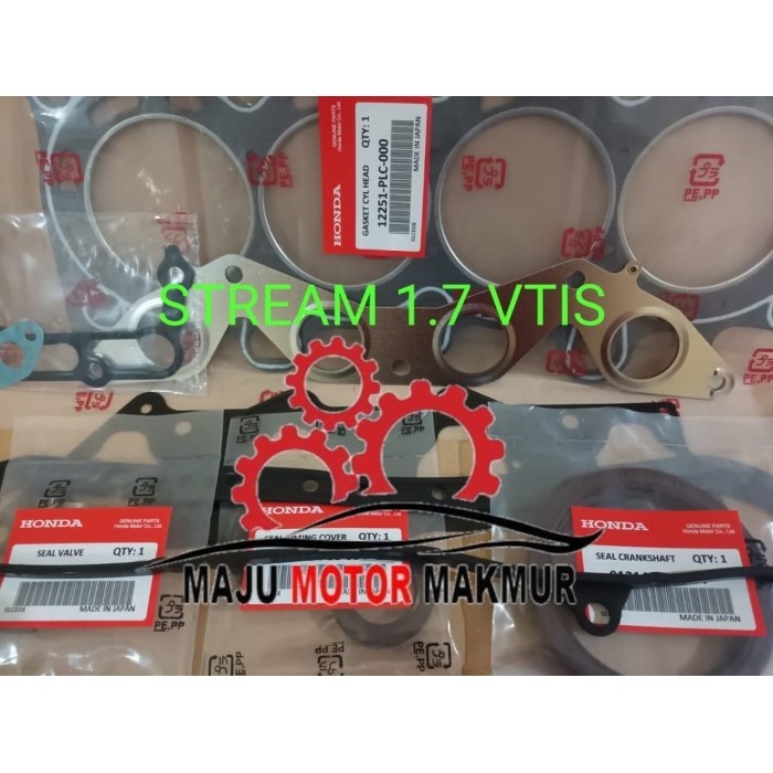 PACKING SET HONDA STREAM 1.7 1700CC PAKING SET HONDA STREAM 1.7 VTIS