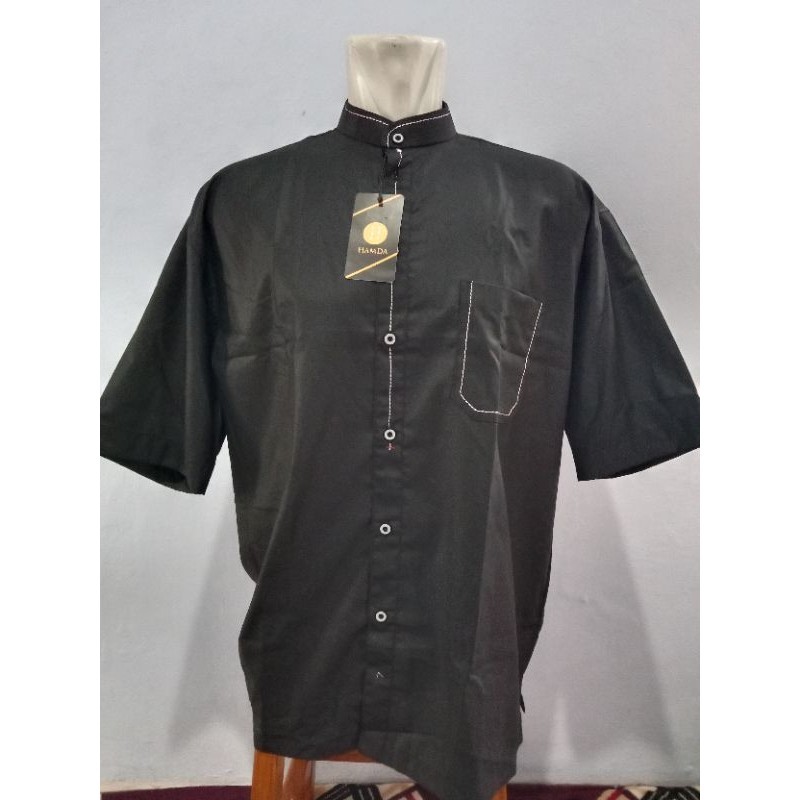 BAJU KOKO PRIA AL HAMDA LENGAN PENDEK UKURAN XXL