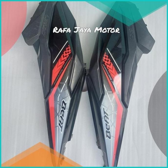 Cover Body Belakang Beat Fi eSP ECO 2016 - 2017 K81 Ori Fullset Hitam