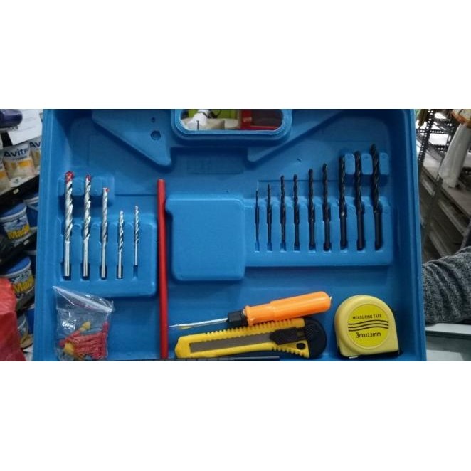 Bor Listrik Modern 1Set Plus Mata Bor / Bor Koper 13Mm /