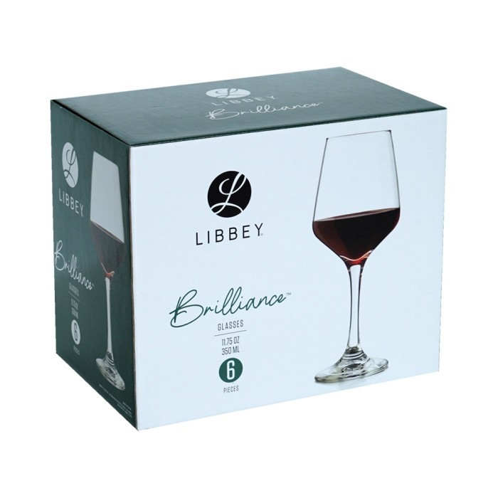 Informa - Libbey 350 Ml Set 6 Pcs Brilliance Gelas Wine