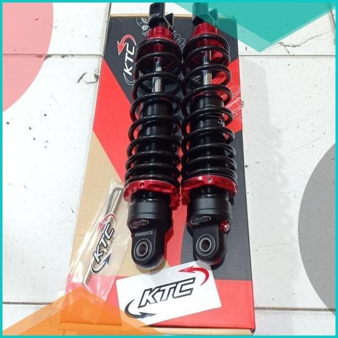 shock ktc razor pro klik 335mm nmax 155 old black red/ hitam merah 19F