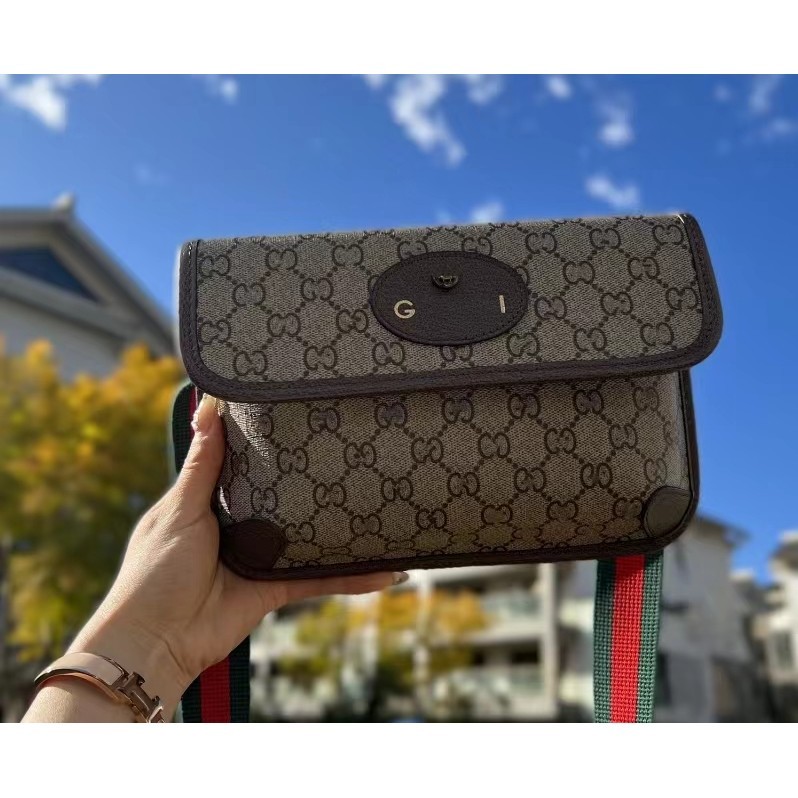 Tas Kurir Retro Pria dan Wanita, Tas Dada Kepala Pria dan Wanita, Tas Kurir Bahu Retro Yang Sama