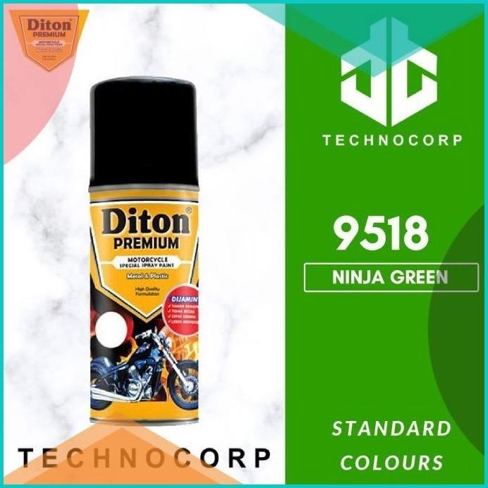 Cat Semprot DITON PREMIUM 9518 NINJA GREEN / KAWASAKI NINJA HIJAU TUA