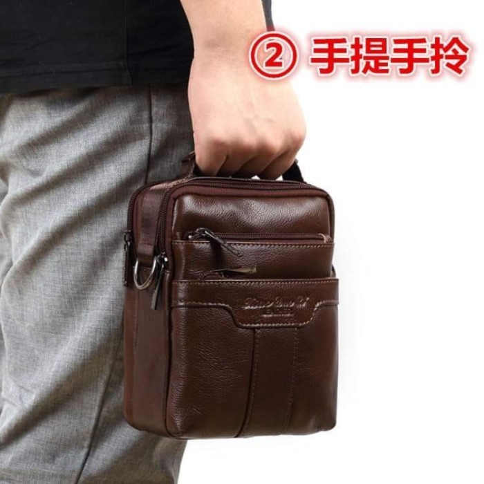 Tas Selempang Pria Kulit Tas Jinjing Branded Tas Pria