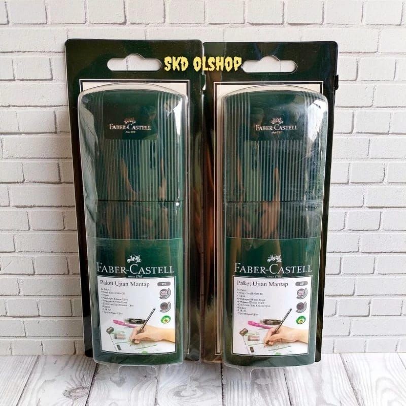 

FABER-CASTELL EXAM SET MANTAP PAKET UJIAN TEMPAT PENSIL HIJAU SF6