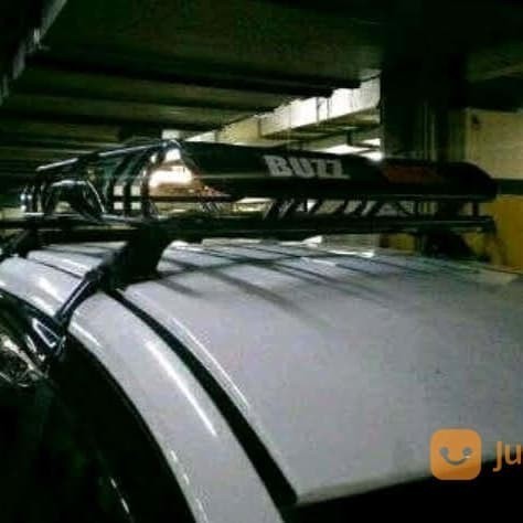 TERLARIS ROOF RACK ATAS MOBIL AVANZA/ XENIA MERK BUZZ RACK+KAKI JEPIT BODY