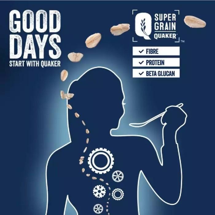 

BISA COD - QUAKER QUICK COOKING OATMEAL 800 GR + 200 GR