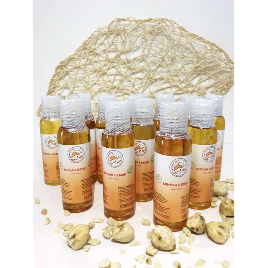 Minyak Kemiri, 100% Kemiri Asli - 100 Ml