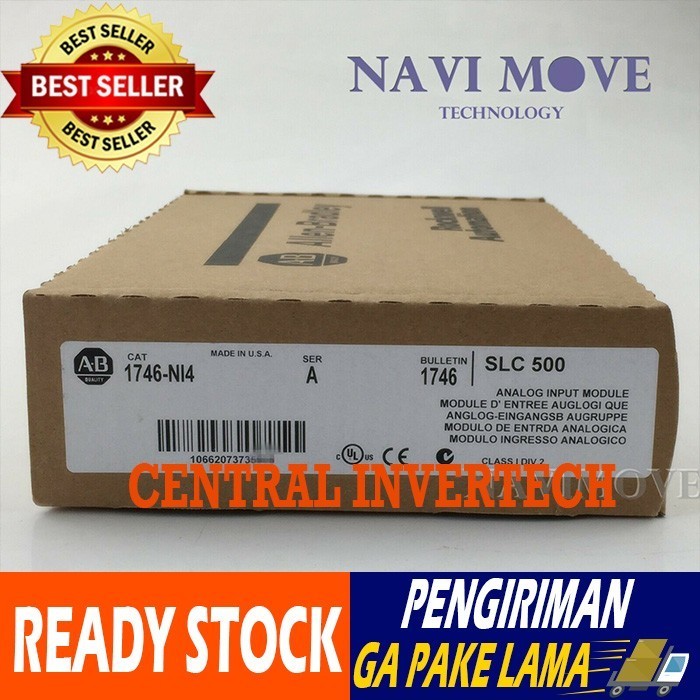 Allen Bradley 1746-NI4 SER A 1746NI4 Analog Input Module SLC 500