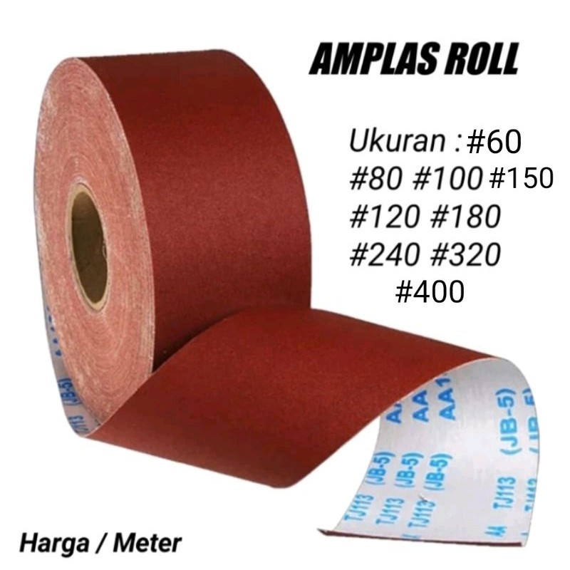 Kertas pasir Soligen Roll Kertas gosok Amplas Roll Waterproof Per Meter