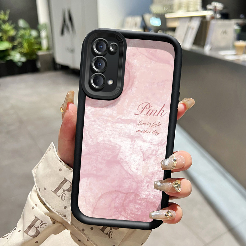 Casing Hp OPPO Reno 4 4G Reno4 Case pelindung lensa kamera Kesing HP Pegangan anti selip perlindunga