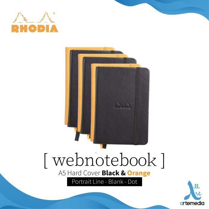 

Buku Catatan Rhodia A5 Portrait Hardcover Webnotebook