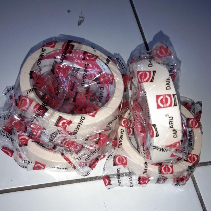 

Masking Tape/ Lakban Kertas Daimaru 1 inch (Per Pcs) - 1 inch