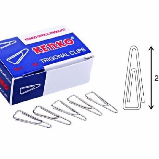 

Trigonal/paper clip kenko..harga 1 box kecil - no.3