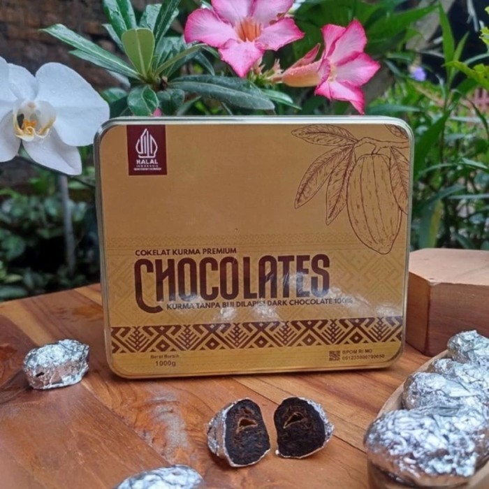 

Ready KURMA COKLAT CHOCODATES DARK CHOCOLATE DAZERLATE ZERO SUGAR PREMIUM