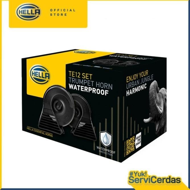 Klakson Waterproof Hella Free Relay - Klakson Keong Mobil Motor