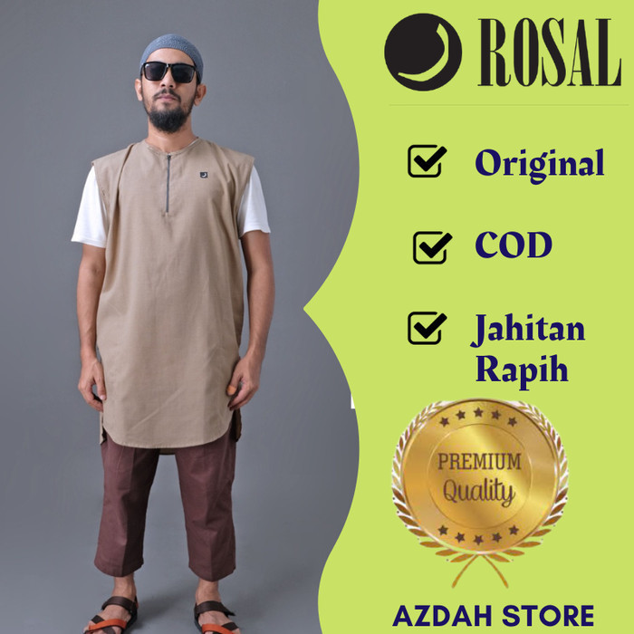 Rosal - Rompi Pakaian Sholat Solat Baju Koko Gamis Pakistan Pria