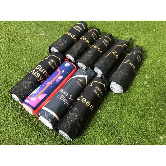 Sajadah Travel Custom Nama Premium Sejadah Traveling Waterproof