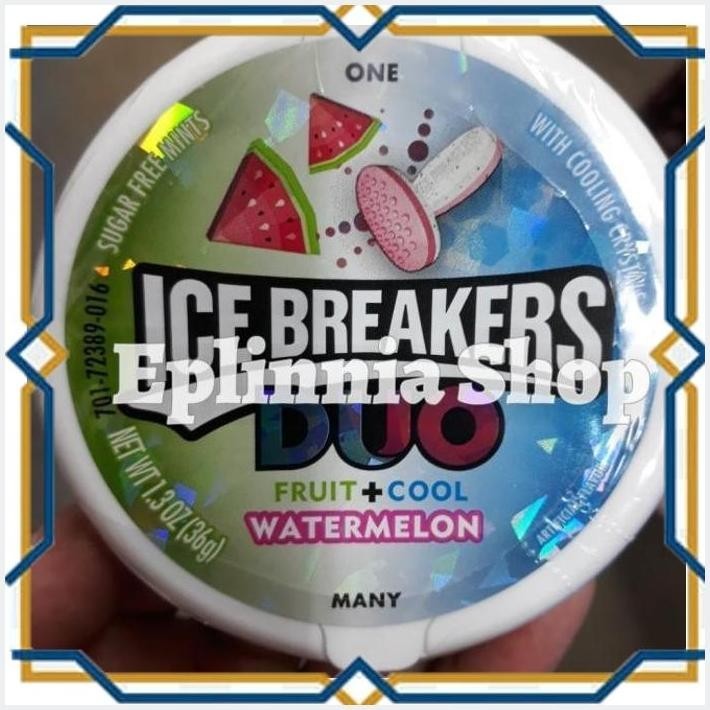 

[EPL] ICE BREAKERS DUO FRUIT COOL WATERMELON 36 GR - PERMEN