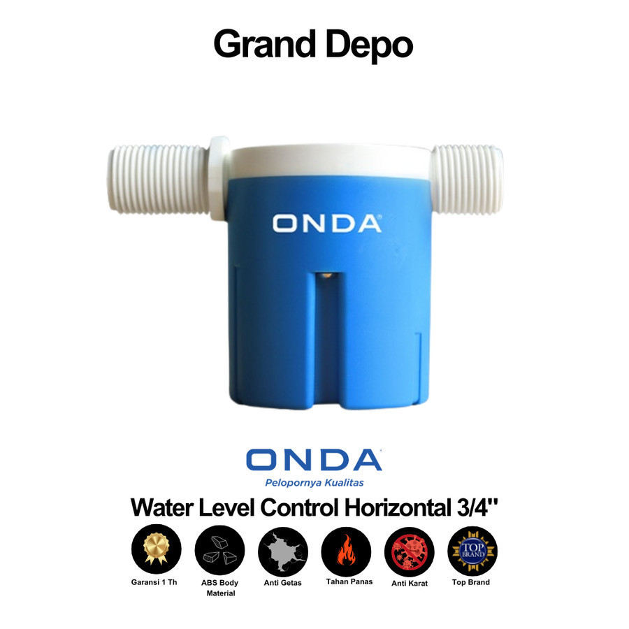 Onda Pelampung Otomatis Horizontal 3/4" / Pelampung Otomatis Onda