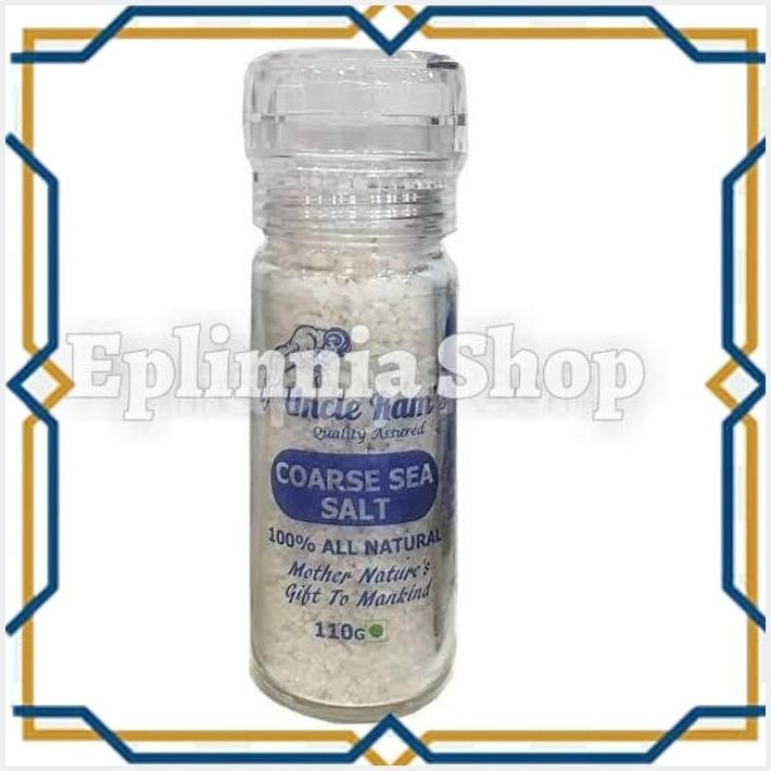 

[EPL] UNCLE RAM'S RAMS COARSE SEA SALT GRINDER 100% ALL NATURAL 110 GR