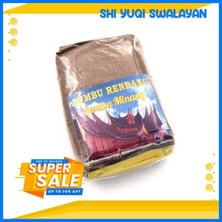 

BUMBU RENDANG MINANG BUBUK KHAS WARUNG PADANG - 250GR HIGHT QUALITY !!