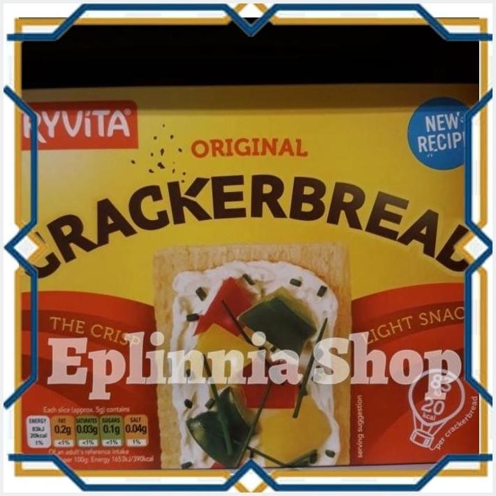 

[EPL] RYVITA CRACKERBREAD ORIGINAL 125 GR - BISKUIT KREKERS