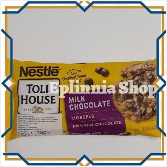 

[EPL] NESTLE TOLL HOUSE MILK CHOCOLATE MORSELS 326 GR - COKELAT COMPOUND