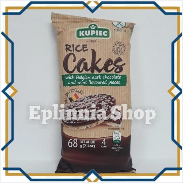 

[EPL] KUPIEC RICE CAKES WITH BELGIAN DARK CHOCOLATE AND MINT FLAVOUR 68 GR