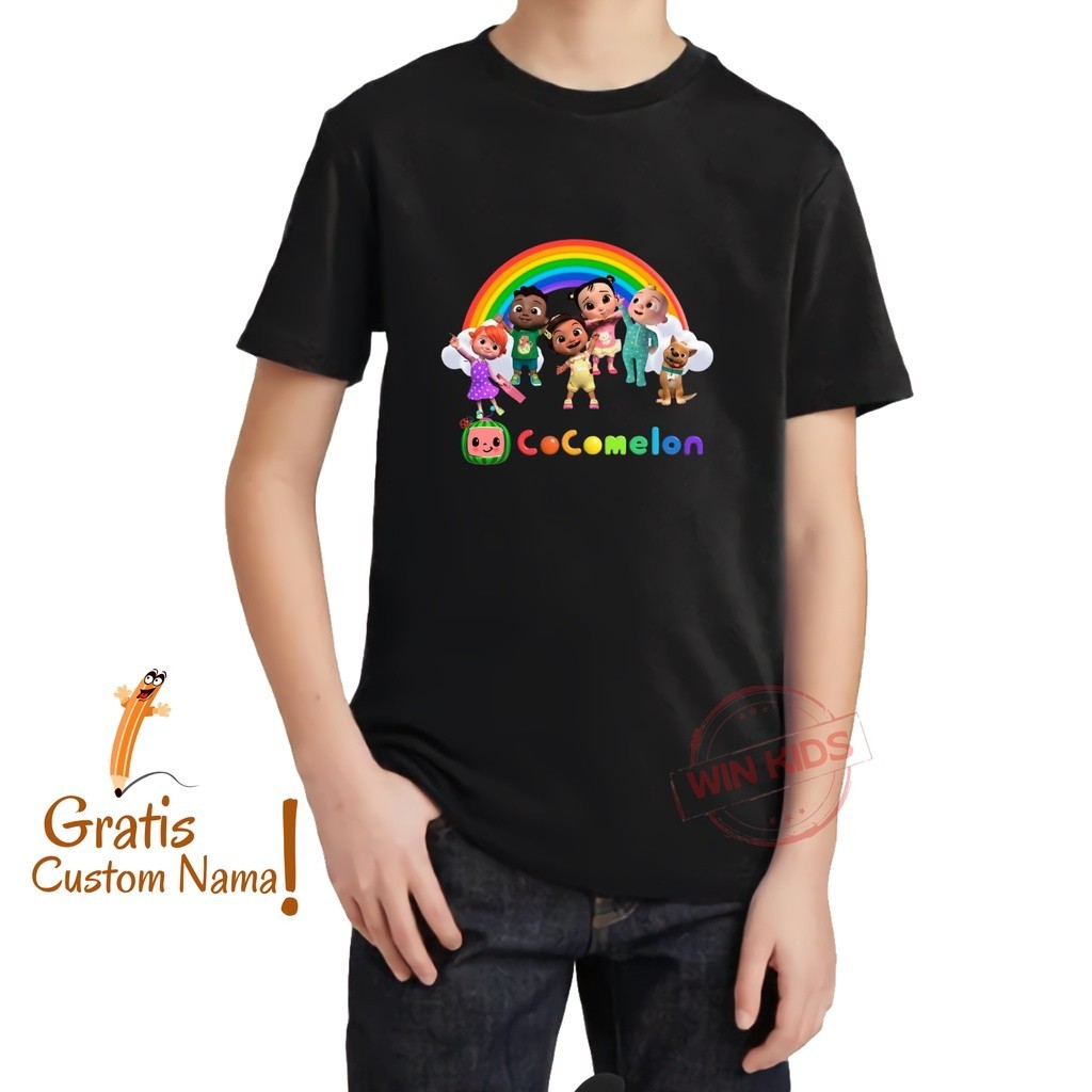 Baju Kaos ANAK DAN DEWASA COCOMELON COUPLE ULANG TAHUN ULTAH (FREE NAMA)