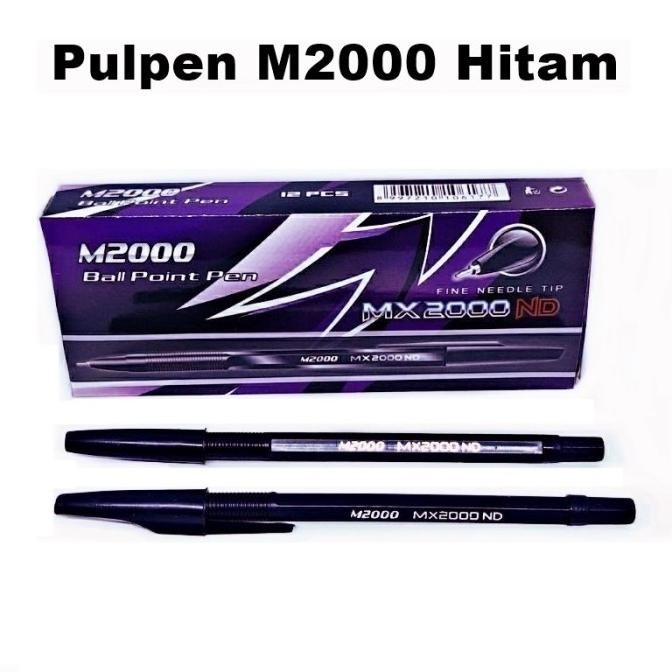 

PULPEN M2000 / Bolpoint Tinta Hitam / Pen Pena Alat Tulis Kantor