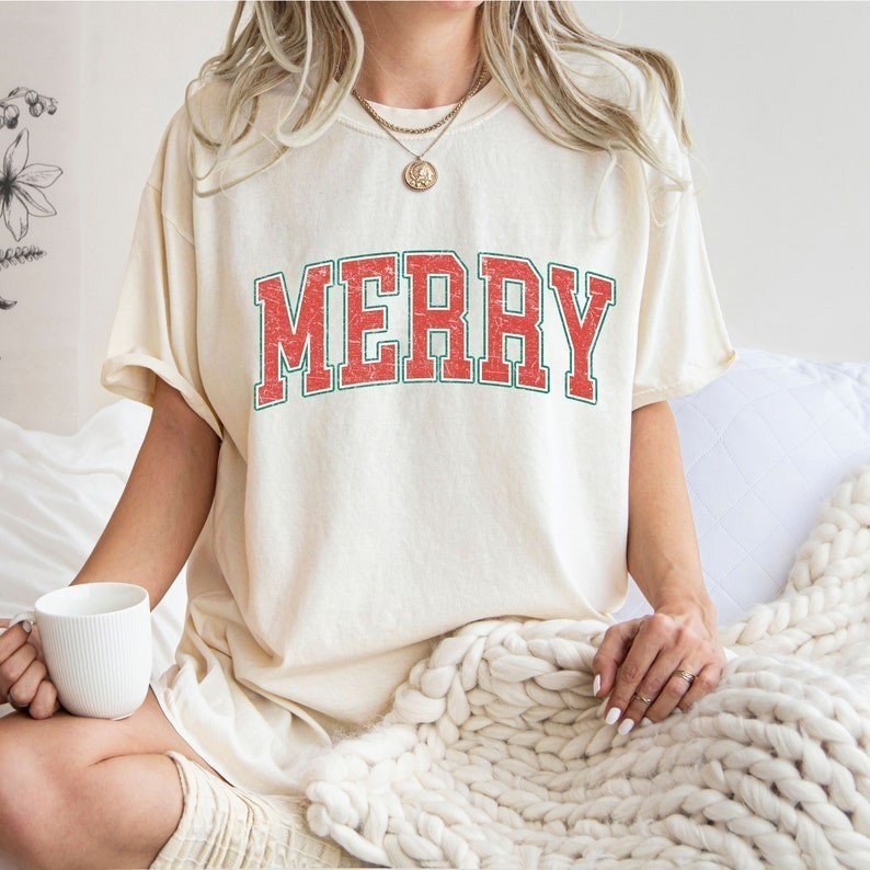 Merry Christmas Shirt Christmas Shirts Cute Winter Shirt Christmas Shirt Women Christmas Crewneck Sh