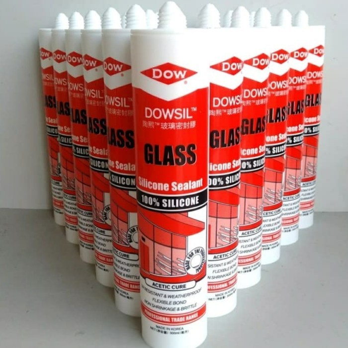 Lem Dowsil Glass Silicon Sealent Dowsil Abu Dowsil Glass Grey