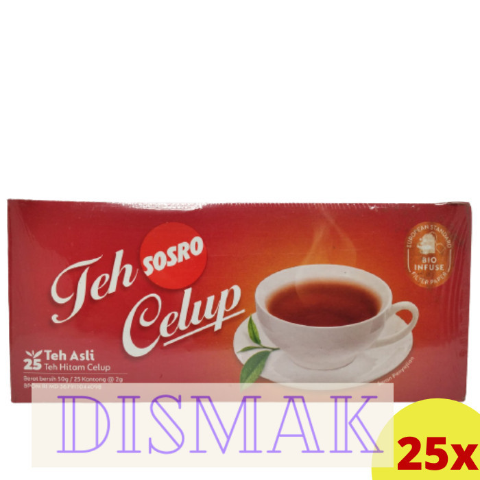 

Teh Sosro Celup Bla Tea 25 Kotak Isi 25 Kantung Teh