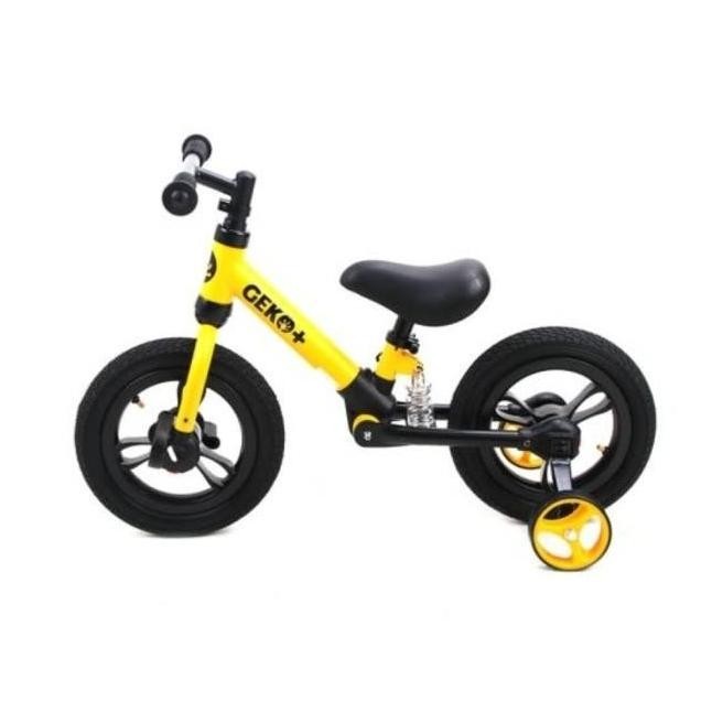 Okiedog 12 Inc Sepeda Anak Geko Plus 4In1 - Kuning Amandajoel
