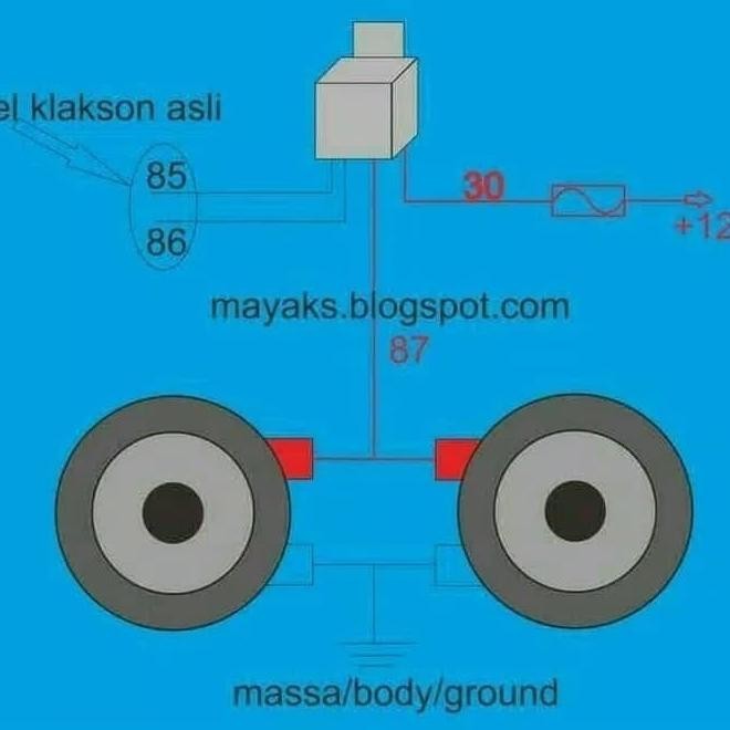 Klakson Denso Keong Dan Relay Kit Motor Nmax Lexi Aerox Vixion Vario