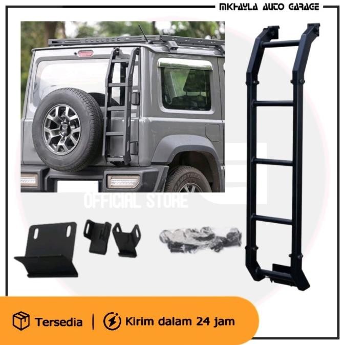 Tangga Roof Rack Belakang Suzuki New Jimny JB64 JB74 / sj410 Katana LJ