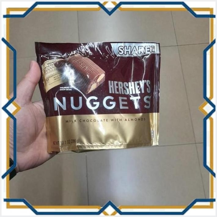 

[LDY] HERSHEY'S NUGGETS MILK CHOCOLATE WITH ALMOND 286GR