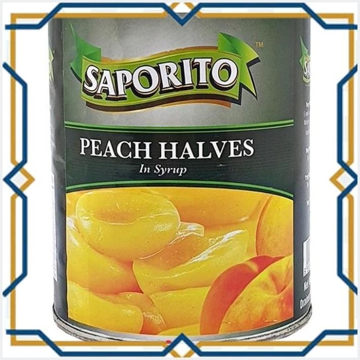 

[LDY] SAPORITO PEACH HALVES IN SYRUP 825 GR