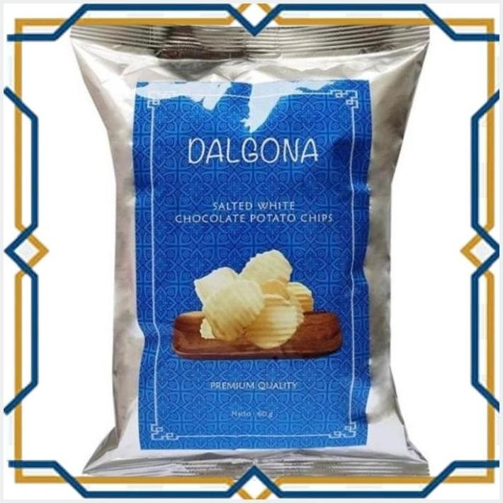 

[LDY] DALGONA KERIPIK KENTANG 60GR SALTED WHITE CHOCOLATE POTATO CHIPS